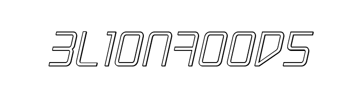 Escape Artist 3D Semi-Italic  Free Fonts Download
