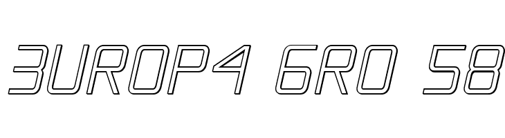 Escape Artist 3D Semi-Italic  Free Fonts Download