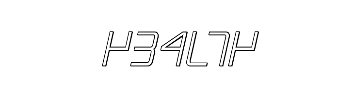 Escape Artist 3D Semi-Italic  Free Fonts Download