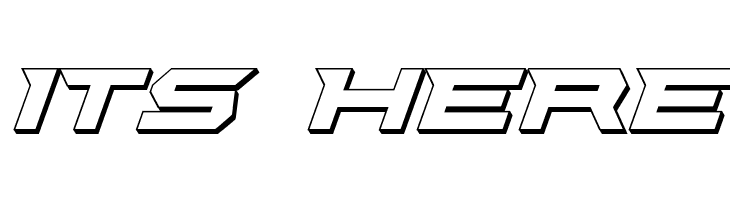 Lethal Force 3D Italic  Free Fonts Download