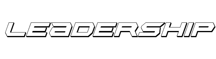 Lethal Force 3D Italic  Free Fonts Download