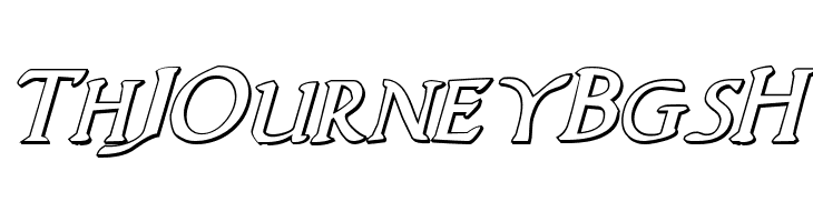 Woodgod 3D Italic  Free Fonts Download
