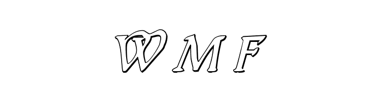 Woodgod 3D Italic  Free Fonts Download