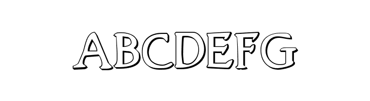 Woodgod 3D Regular  Free Fonts Download