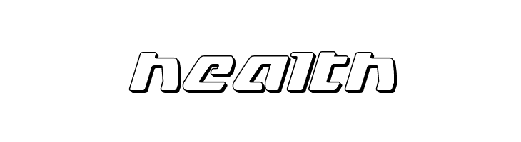 DS man 3D Italic  Free Fonts Download