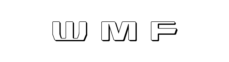 DS man 3D  Free Fonts Download