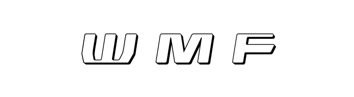 DS man 3D Semi-Italic  Free Fonts Download