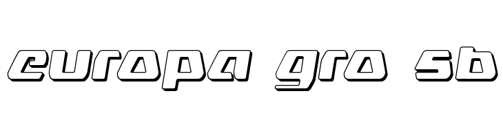 DS man 3D Semi-Italic  Free Fonts Download