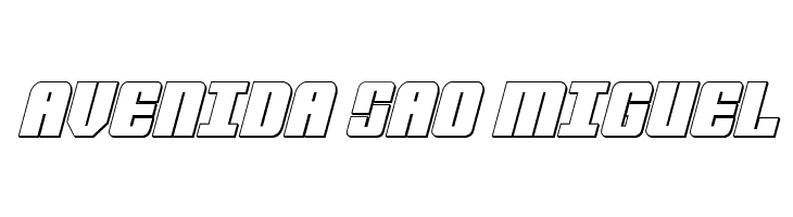 Mobile Infantry 3D Italic  Free Fonts Download