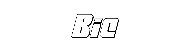 Mobile Infantry 3D Italic  Free Fonts Download