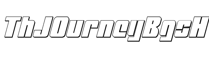 Mobile Infantry 3D Italic  Free Fonts Download