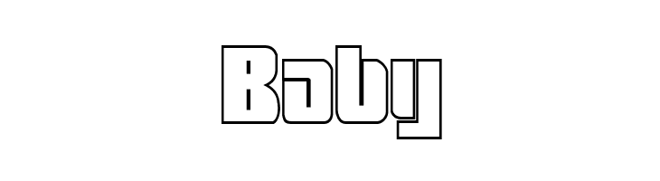 Mobile Infantry Outline Regular  Free Fonts Download