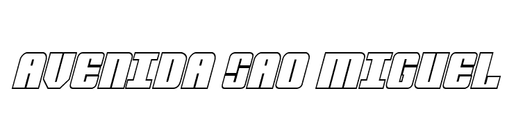 Mobile Infantry Outline Italic  Free Fonts Download