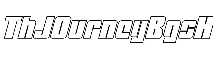 Mobile Infantry Outline Italic  Free Fonts Download