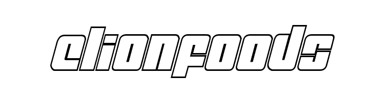Mobile Infantry Outline Italic  Free Fonts Download