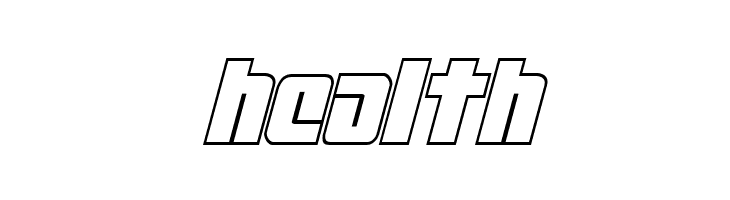 Mobile Infantry Outline Italic  Free Fonts Download