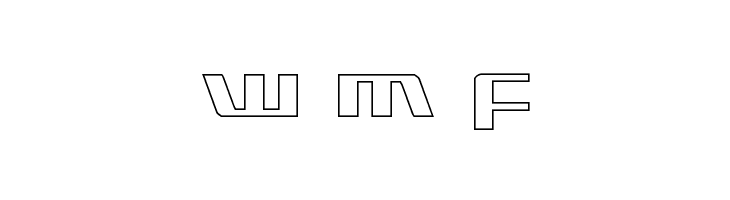 Ultramarines Outline  Free Fonts Download