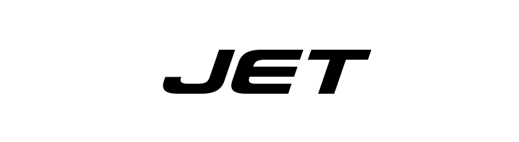 JET Usuzi Expanded Italic Font