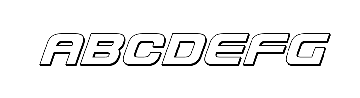 Usuzi 3D Italic  Free Fonts Download