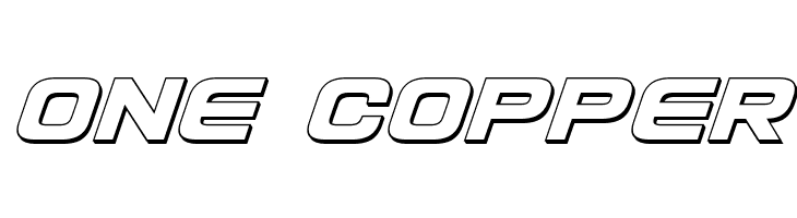 Usuzi 3D Italic  Free Fonts Download