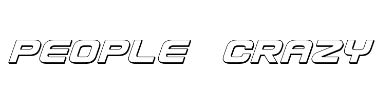 Usuzi 3D Italic  Free Fonts Download