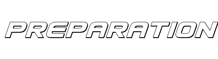 Usuzi 3D Italic  Free Fonts Download