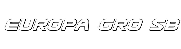 Usuzi 3D Italic  Free Fonts Download