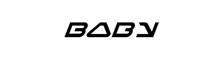 4114 Blaster Super-Italic  Free Fonts Download