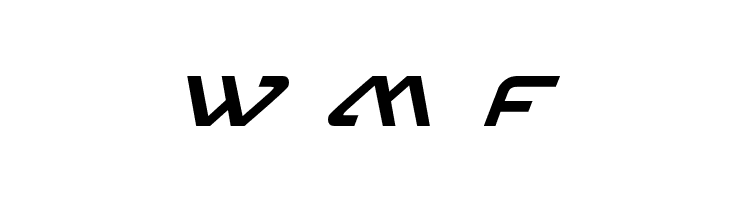 4114 Blaster Super-Italic  Free Fonts Download