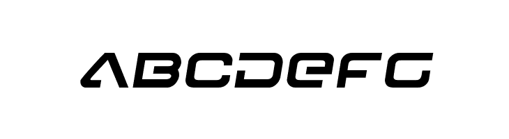 4114 Blaster Semi-Italic  Free Fonts Download