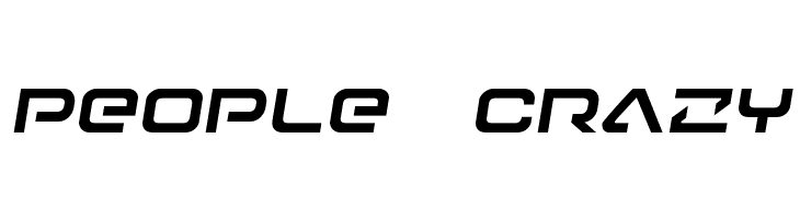 4114 Blaster Semi-Italic  Free Fonts Download