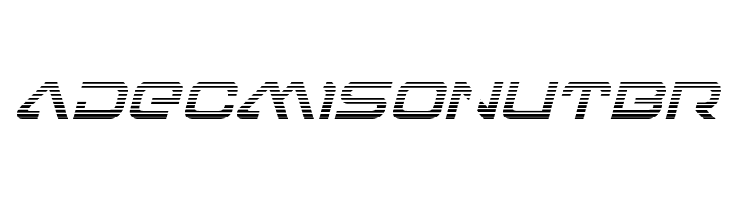 4114 Blaster Gradient Italic  Free Fonts Download