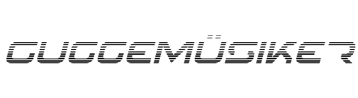 4114 Blaster Gradient Italic  Free Fonts Download