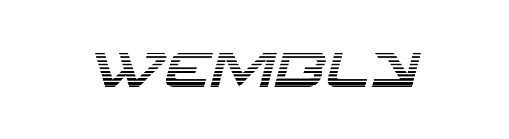 4114 Blaster Gradient Italic  Free Fonts Download