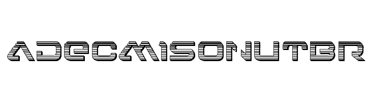 4114 Blaster Chrome  Free Fonts Download