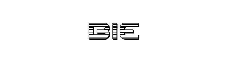 4114 Blaster Chrome  Free Fonts Download