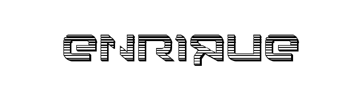 4114 Blaster Chrome  Free Fonts Download