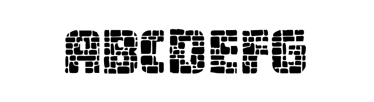 Dungeon Blocks Filled  Free Fonts Download