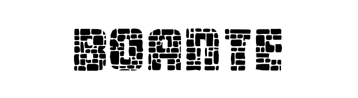 Dungeon Blocks Filled  Free Fonts Download