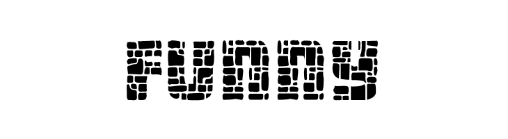 Dungeon Blocks Filled  Free Fonts Download