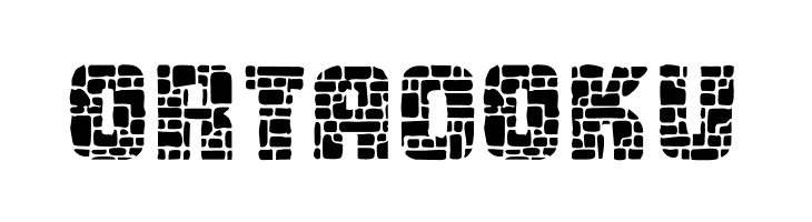 Dungeon Blocks Filled  Free Fonts Download