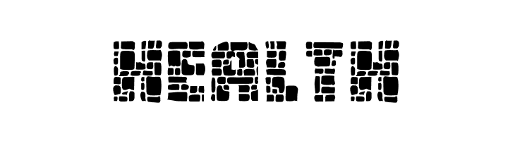 Dungeon Blocks Filled  Free Fonts Download