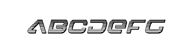 4114 Blaster Chrome Italic  Free Fonts Download