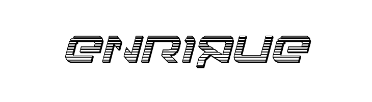 4114 Blaster Chrome Italic  Free Fonts Download