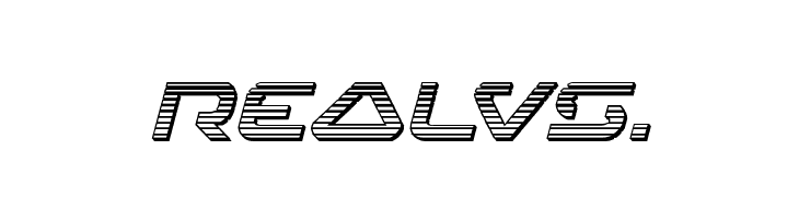 4114 Blaster Chrome Italic  Free Fonts Download