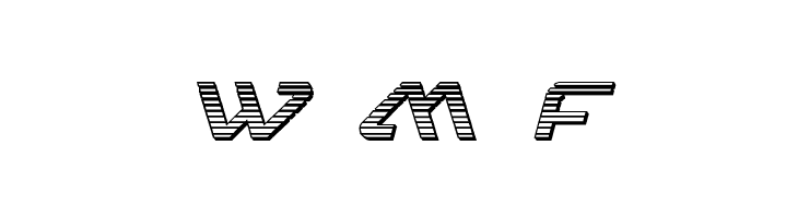 4114 Blaster Chrome Italic  Free Fonts Download