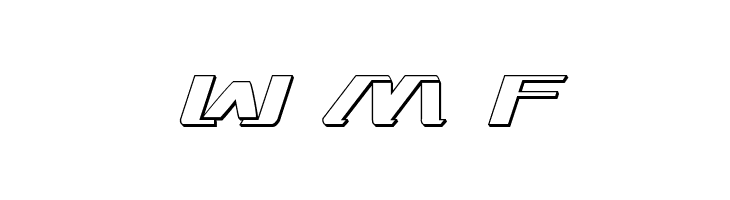 Sky Marshal 3D Italic  Free Fonts Download