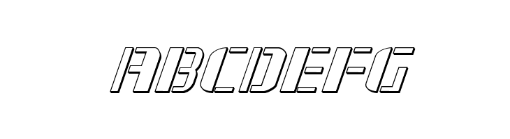 Jetway 3D Italic  Free Fonts Download