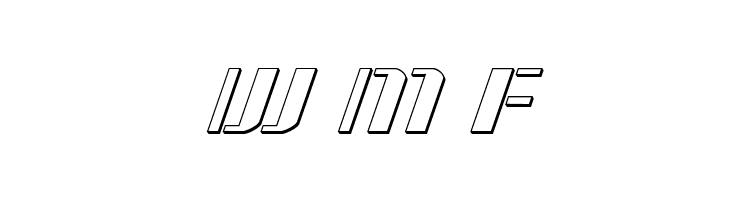 Jetway 3D Italic  Free Fonts Download