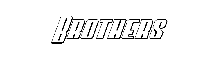 Vindicator 3D Italic  Free Fonts Download